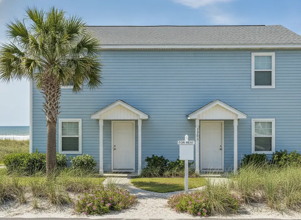 Small duplex rental house in the Charleston area